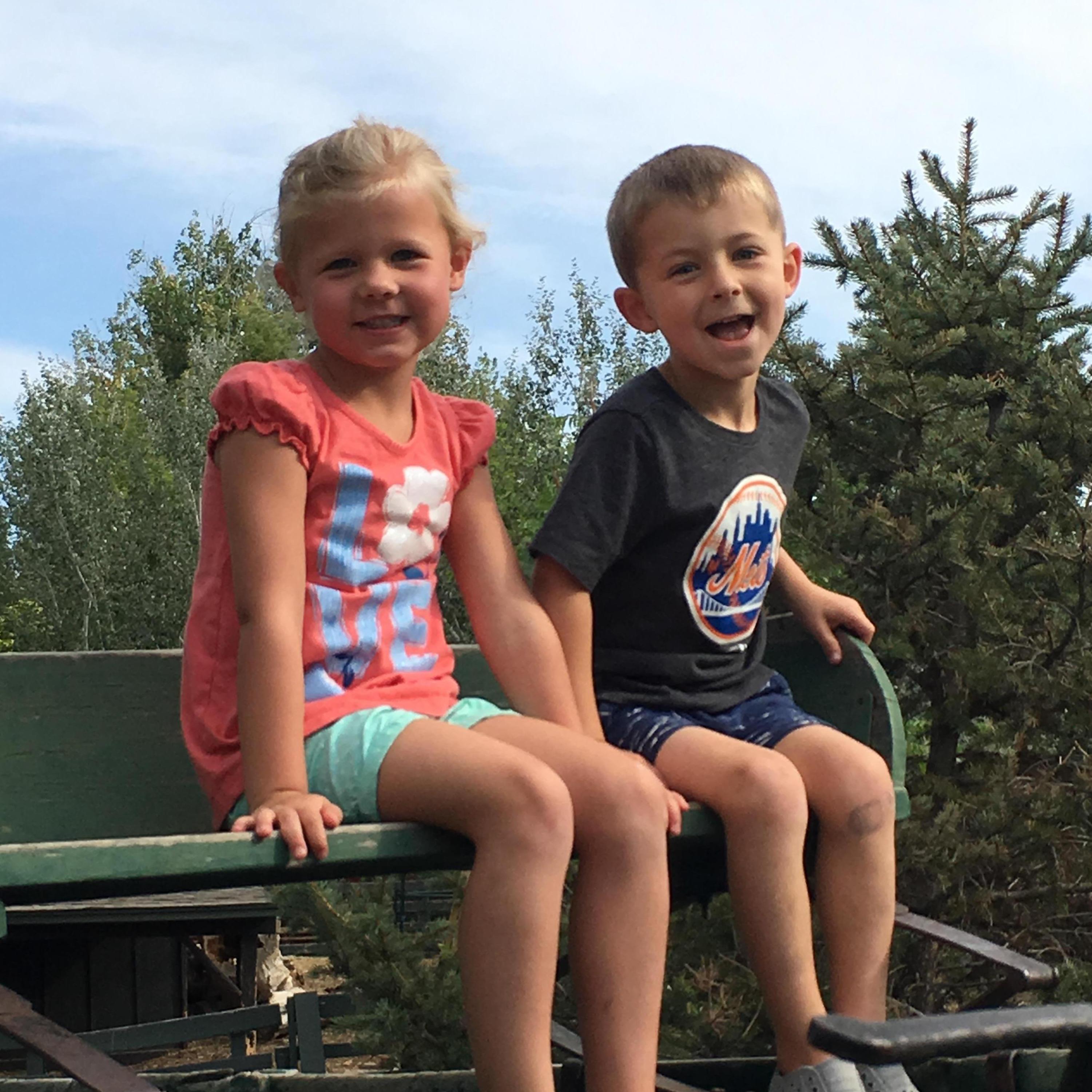 Cousin's Jack and Amelia - Best Buddies!