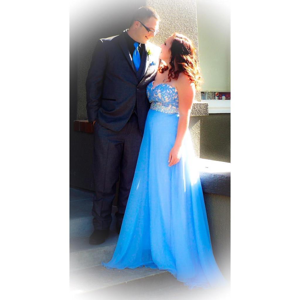Our first prom together.