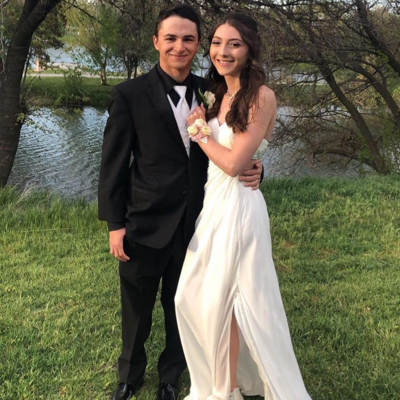 Kali and Andy in 2019 for Kali's Junior year of prom!