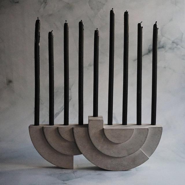 "AGRIA" Hanukkah Menorah