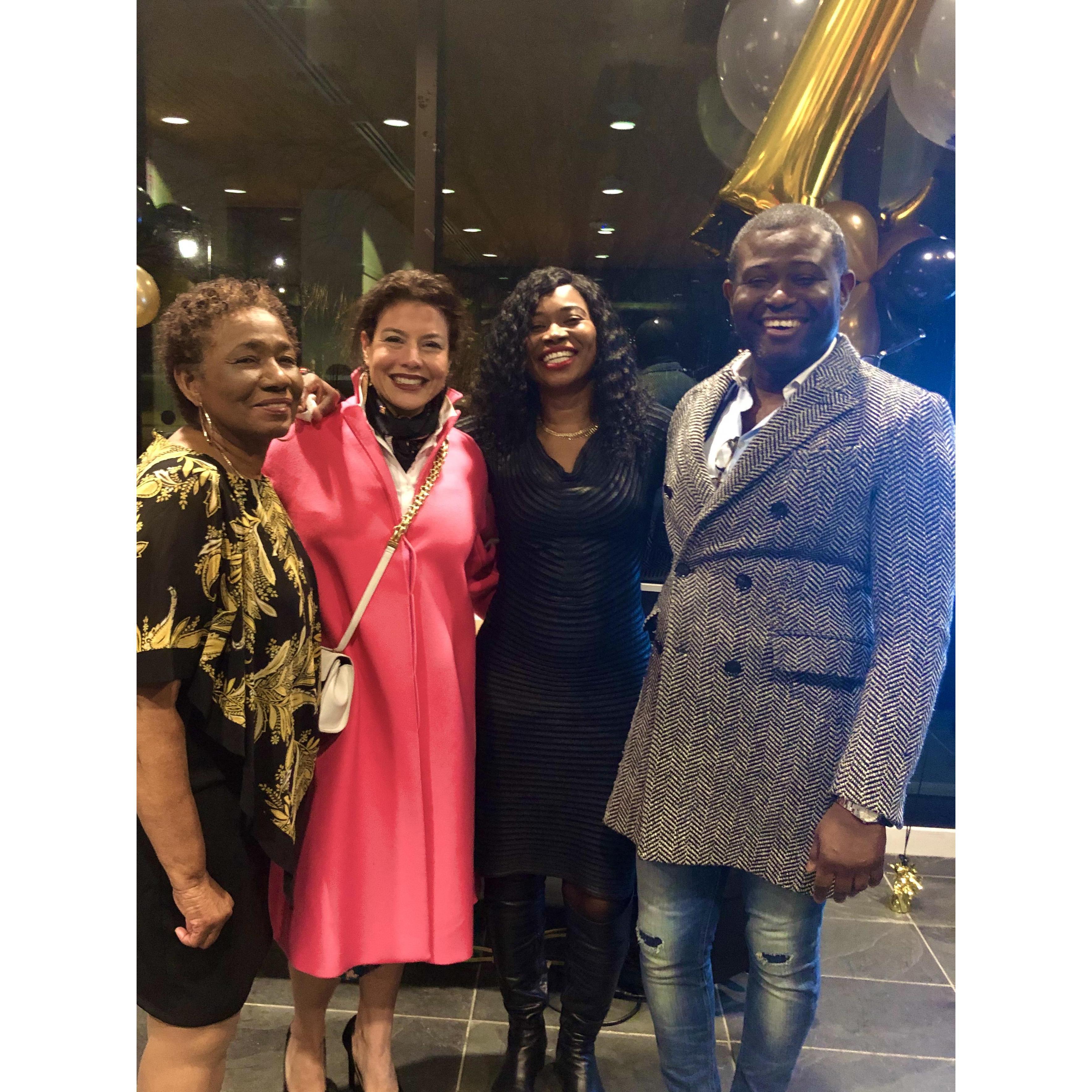 In Toronto celebrating with family