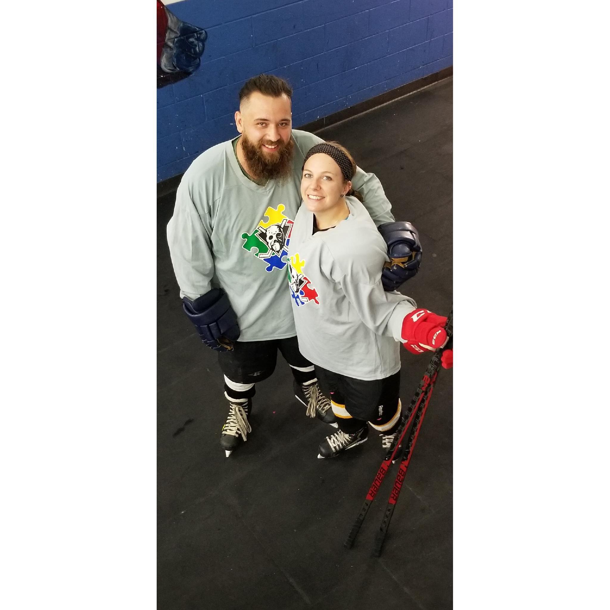 First Pucks for Autism Tourney!!