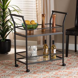 Valora 2-Tier Mobile Wine Cart