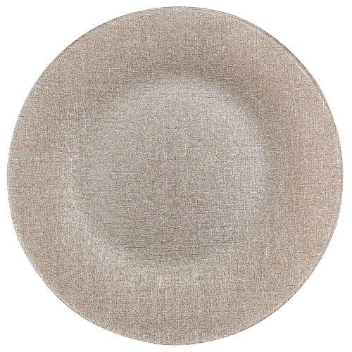Glitter charger plate