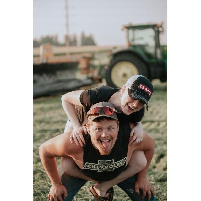 Merging hay together!