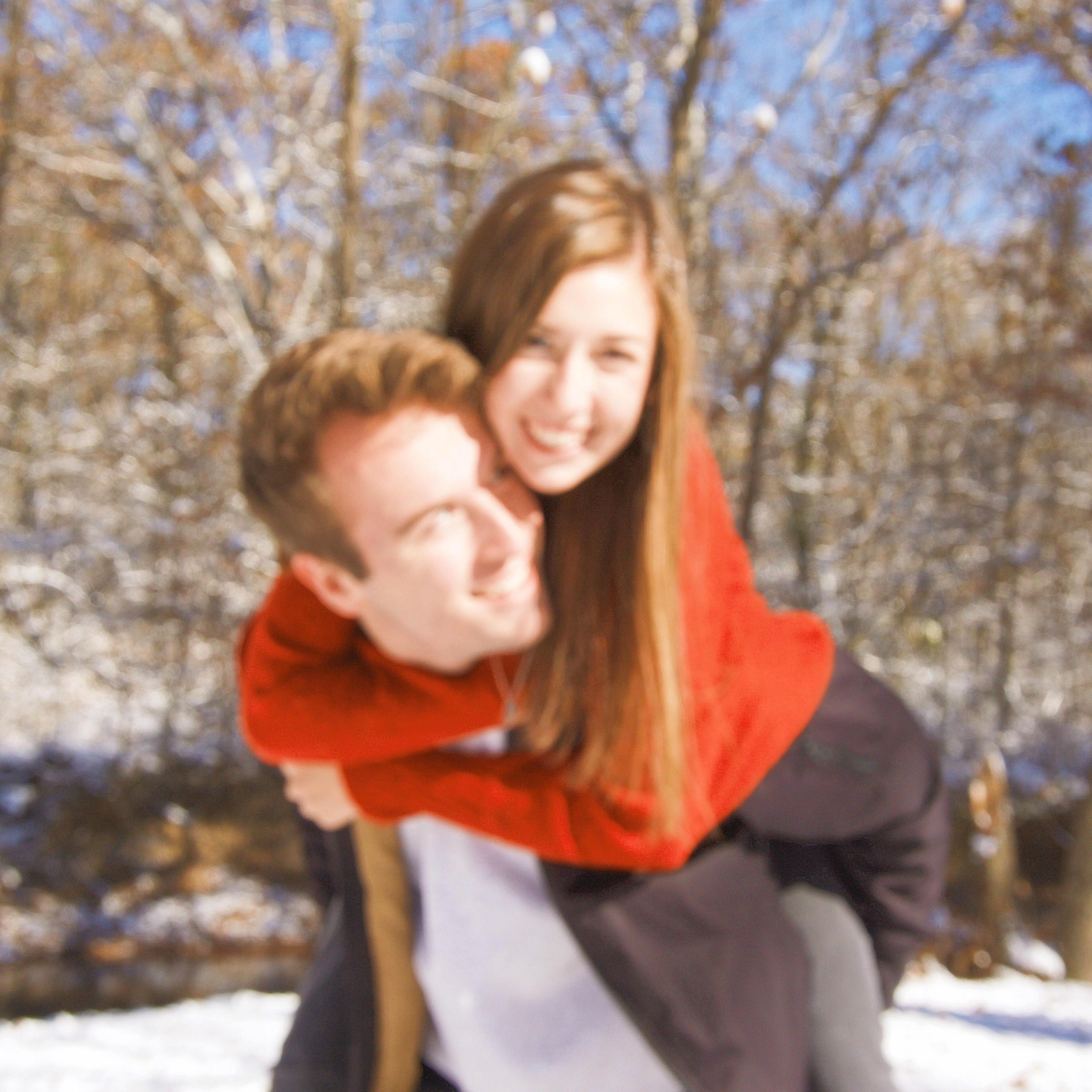 we take a lottttt of self-timed photos together. though this one is blurry, it's always been one of my favorites.