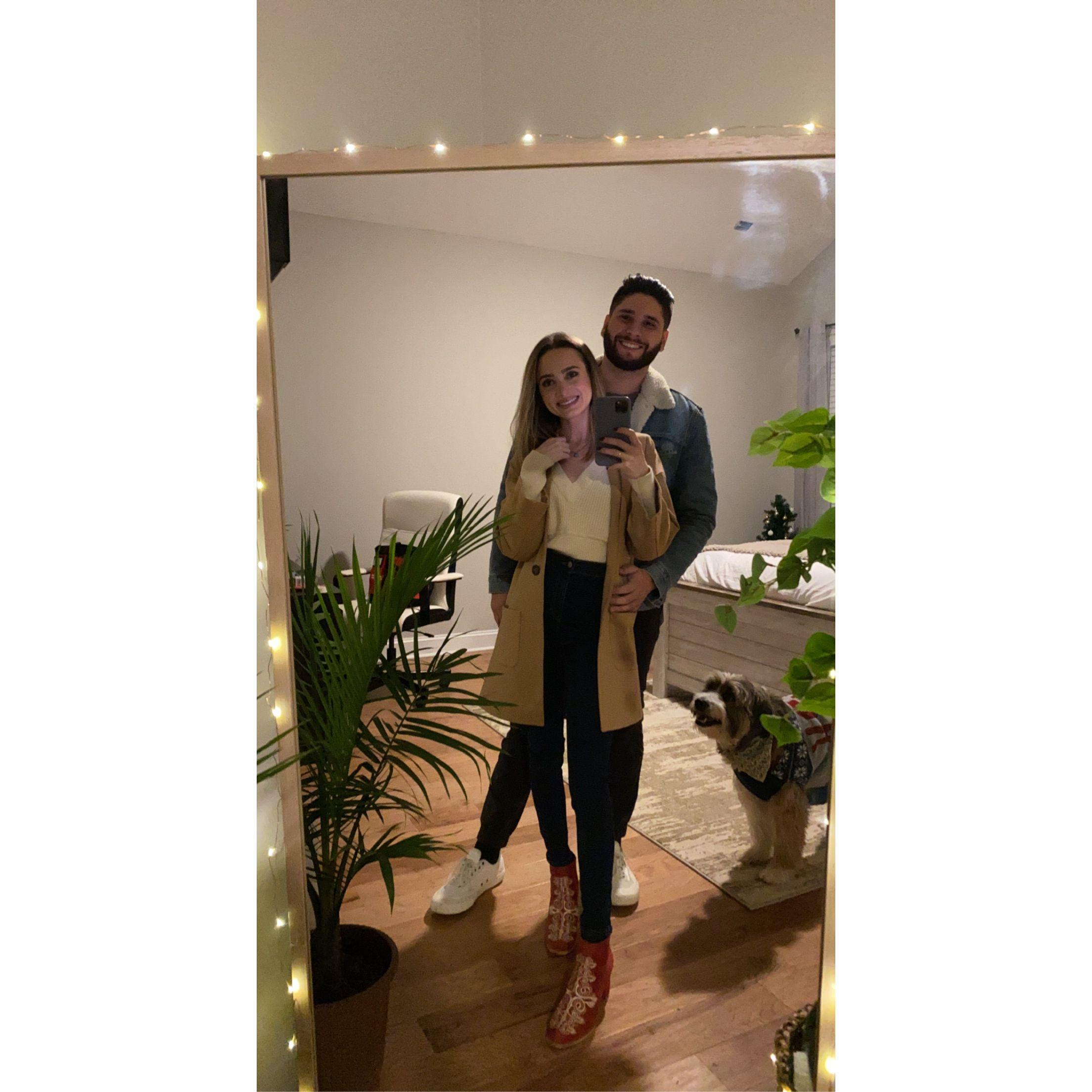 Although Emily moved across the country, Job would always plan trips to come to Knoxville. We would also have facetime dates a few times per week. (side note, look at Mason admiring his parents)