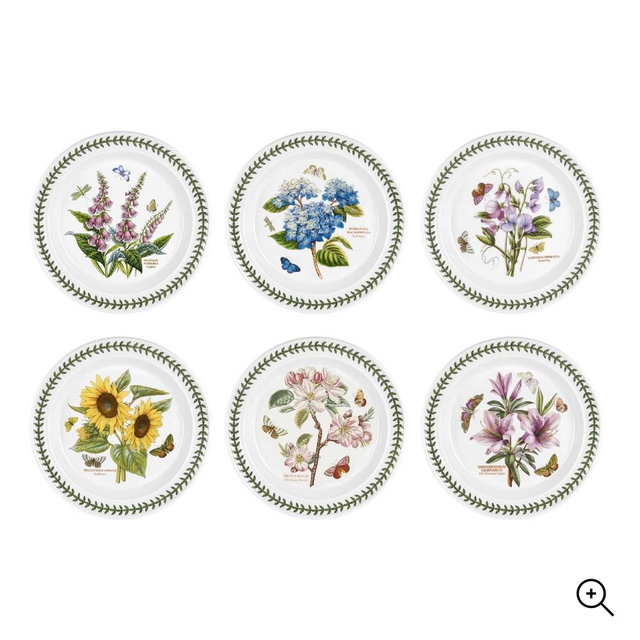 Botanic Garden Set of 6 Dinner Plates