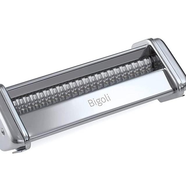 Marcato Bigoli Cutter Attachment, Made in Italy, Works with Atlas 150 Pasta Machine, Silver