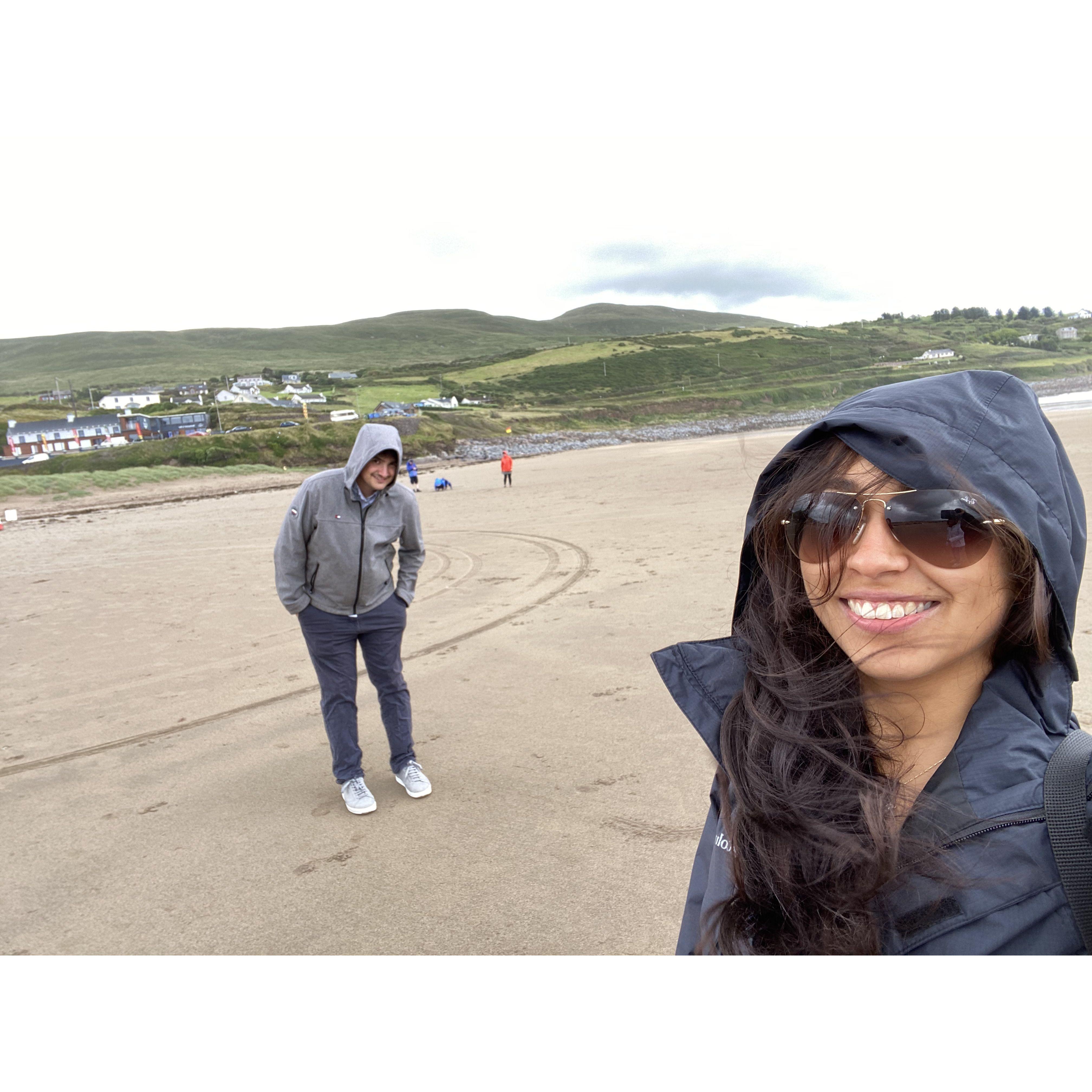 A proper Irish day at the beach