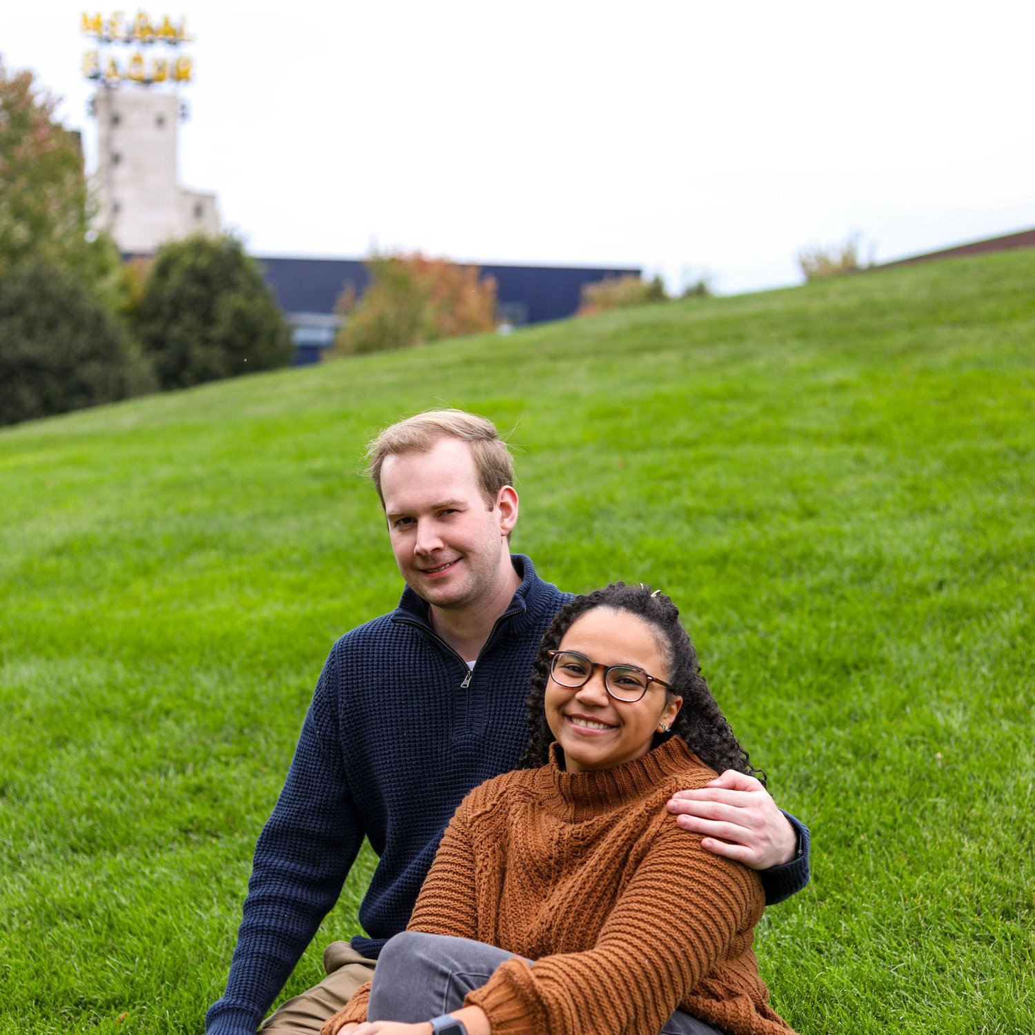 Engagement Photoshoot at our proposal location, Gold Medal Park! Photographer: MJ Eischen @hexofhoney