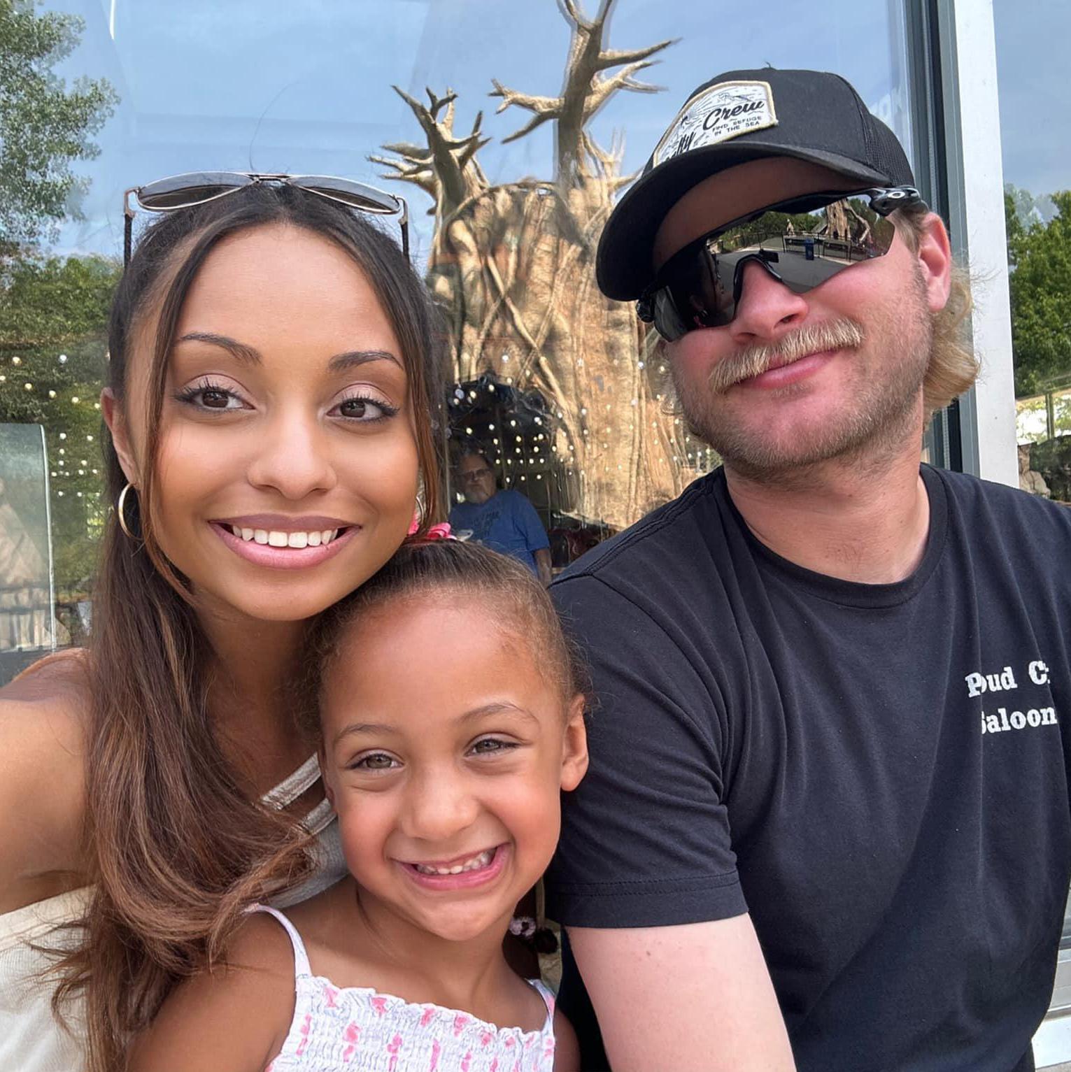 Us with Anika-Rae at the Madison Zoo - 2023