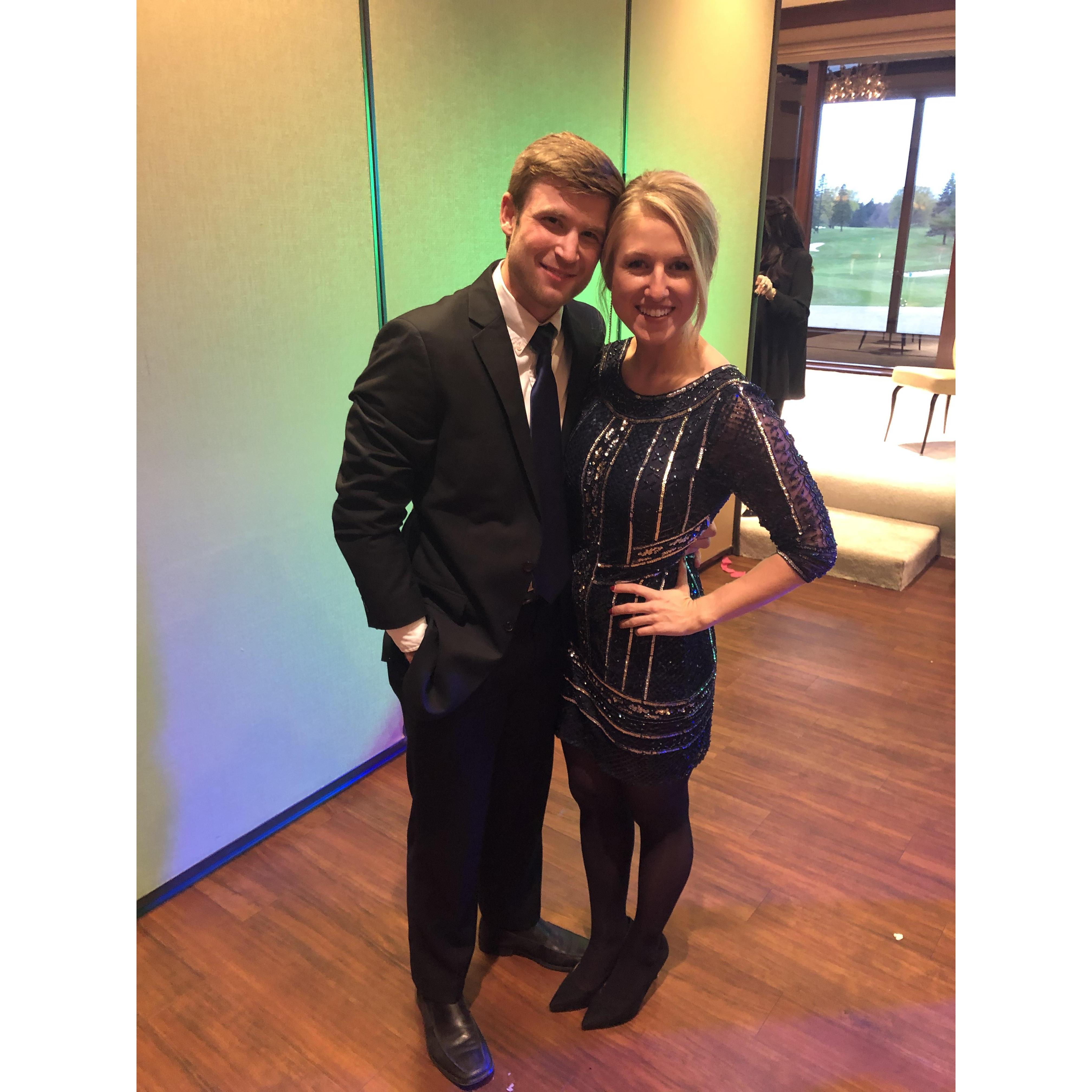 Charles and Karen Aaron's wedding October 2k19! This was night I learned Teran's deep passion for the Cupid Shuffle!