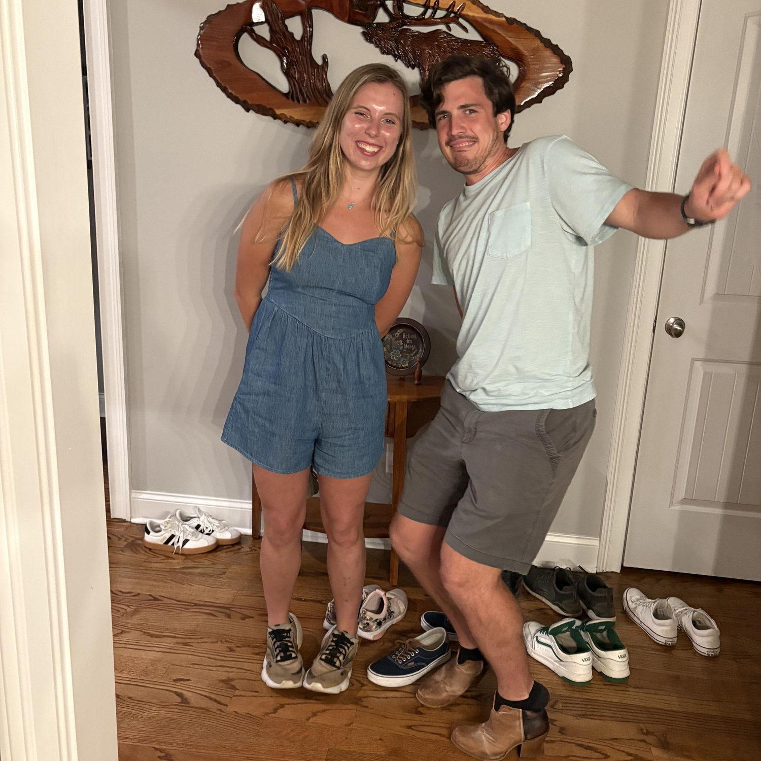 We opted not to walk a mile in each others shoes