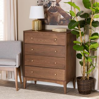 Landis 4-Drawer Mid-Century Modern Chest