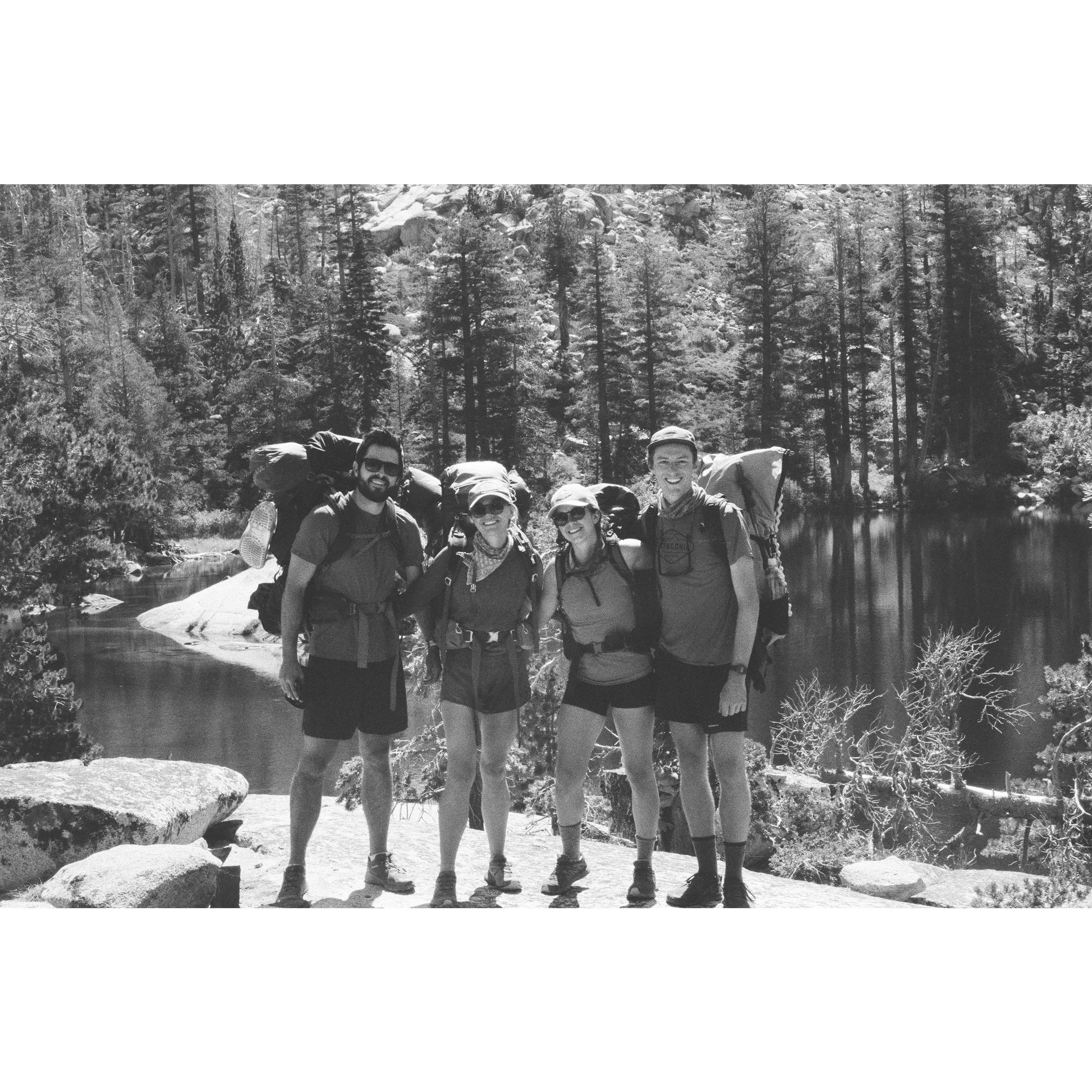 Backpacking trip with Sully and Anna in Tahoe when we helped some VERY lost young men get back to the car safely.