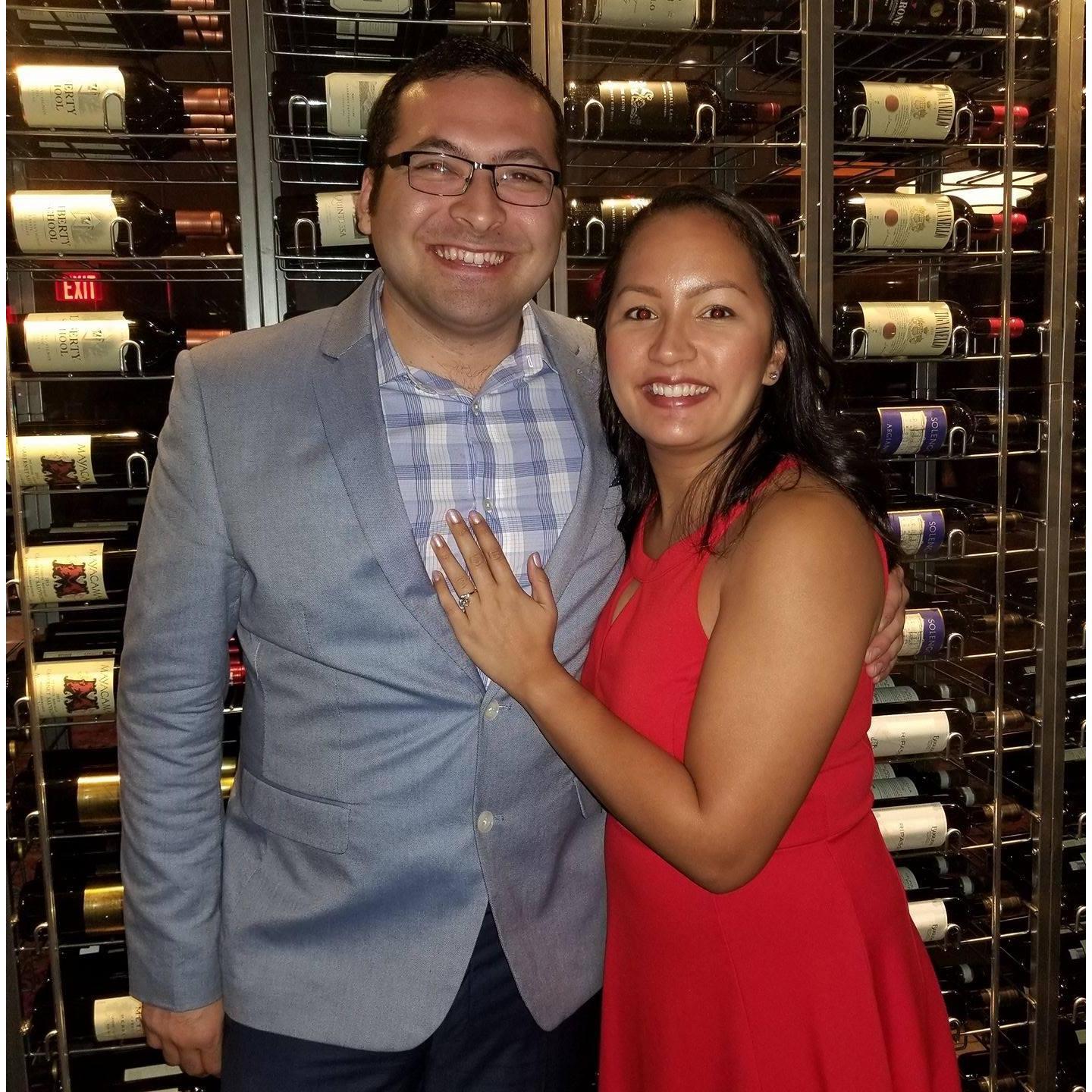 The night Eric proposed!