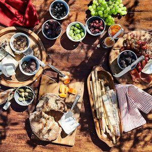 Farmhouse Wood Angled Cheese Board