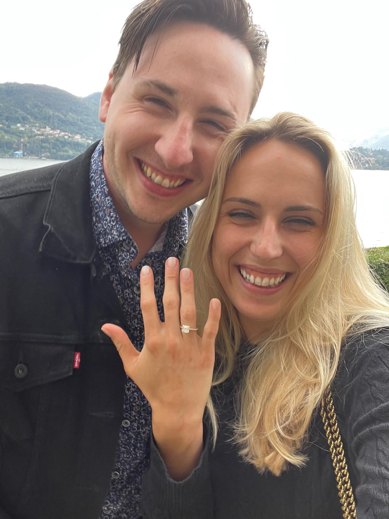 Lake Como, Italy (she said yes!)