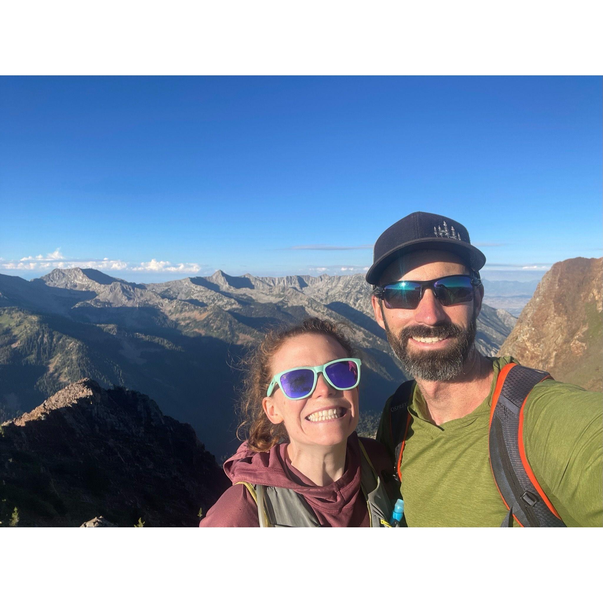Exploring the Wasatch Range.