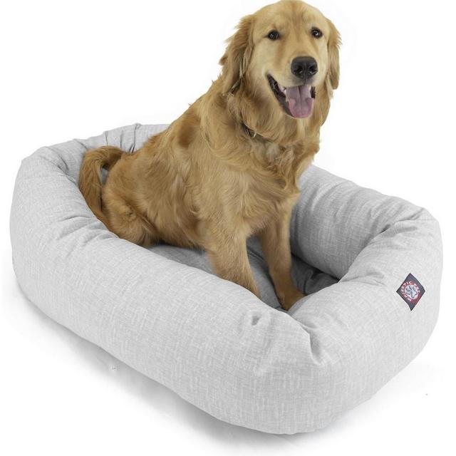 Majestic Pet Palette Heathered Bagel Bolster Dog Bed