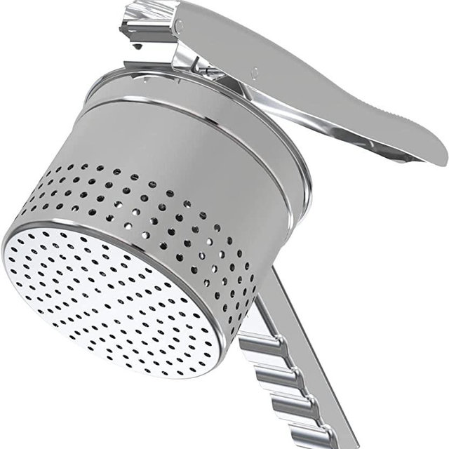 Beast Canteen Potato Ricer Masher - 18/8 Stainless Steel Potato Ricer Press, Ergonomic Handle, Kitchen Accessories for Mashed Potatoes, Gnocchi, Baby Food Maker, Potato Masher Stainless Steel