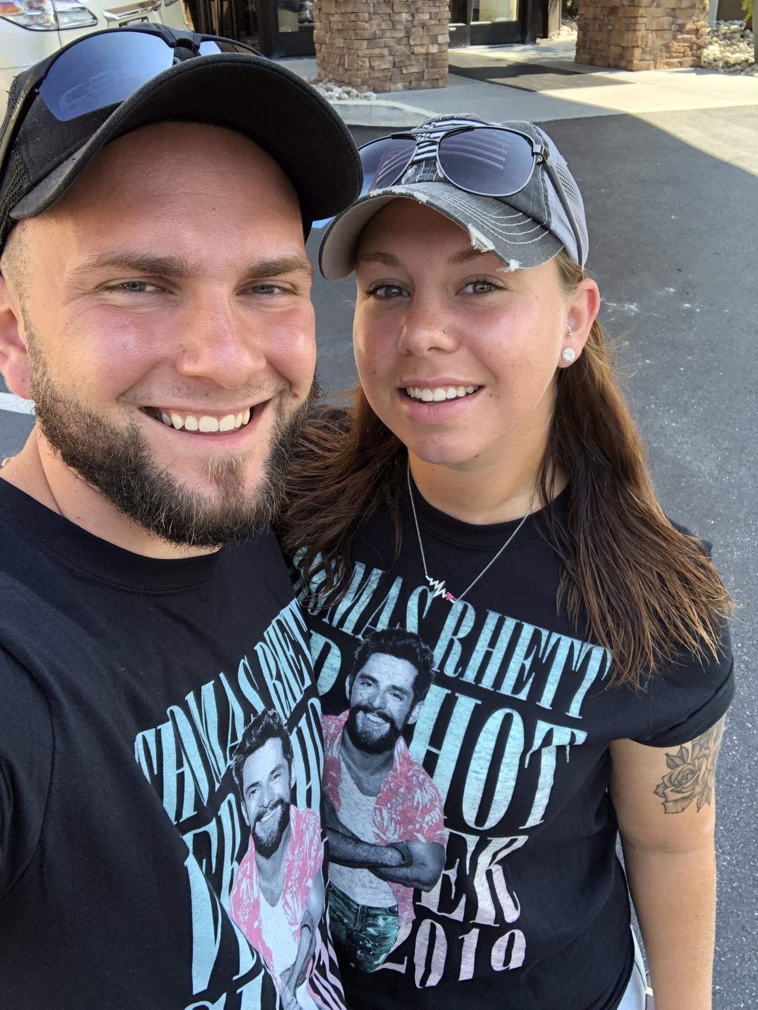 Concert in Hershey, PA. Samantha's first time in Hershey!