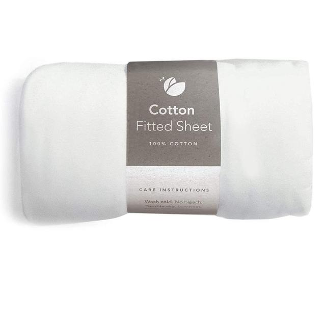 GUAVA FAMILY - Lotus Crib 100% Cotton Fitted Sheet | Perfect, Manufacturer-Approved Fit, Soft Safe for Infants, Baby and Toddlers, Unisex, Boys Girls