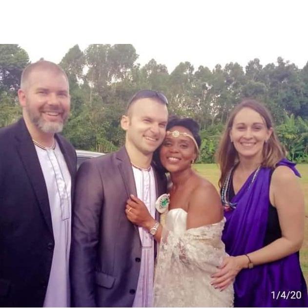 Kevin, Eric, Kemi, and Jackie post-Introduction.