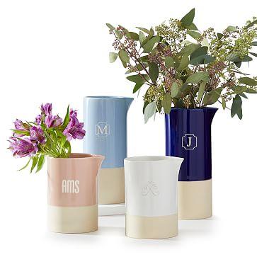 Dipped Ceramic Pitcher