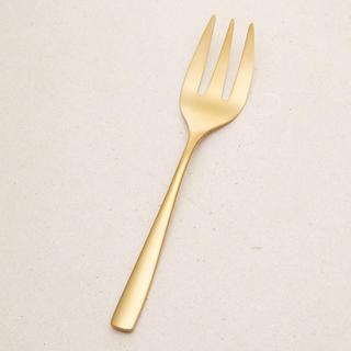 Gold Serving Fork