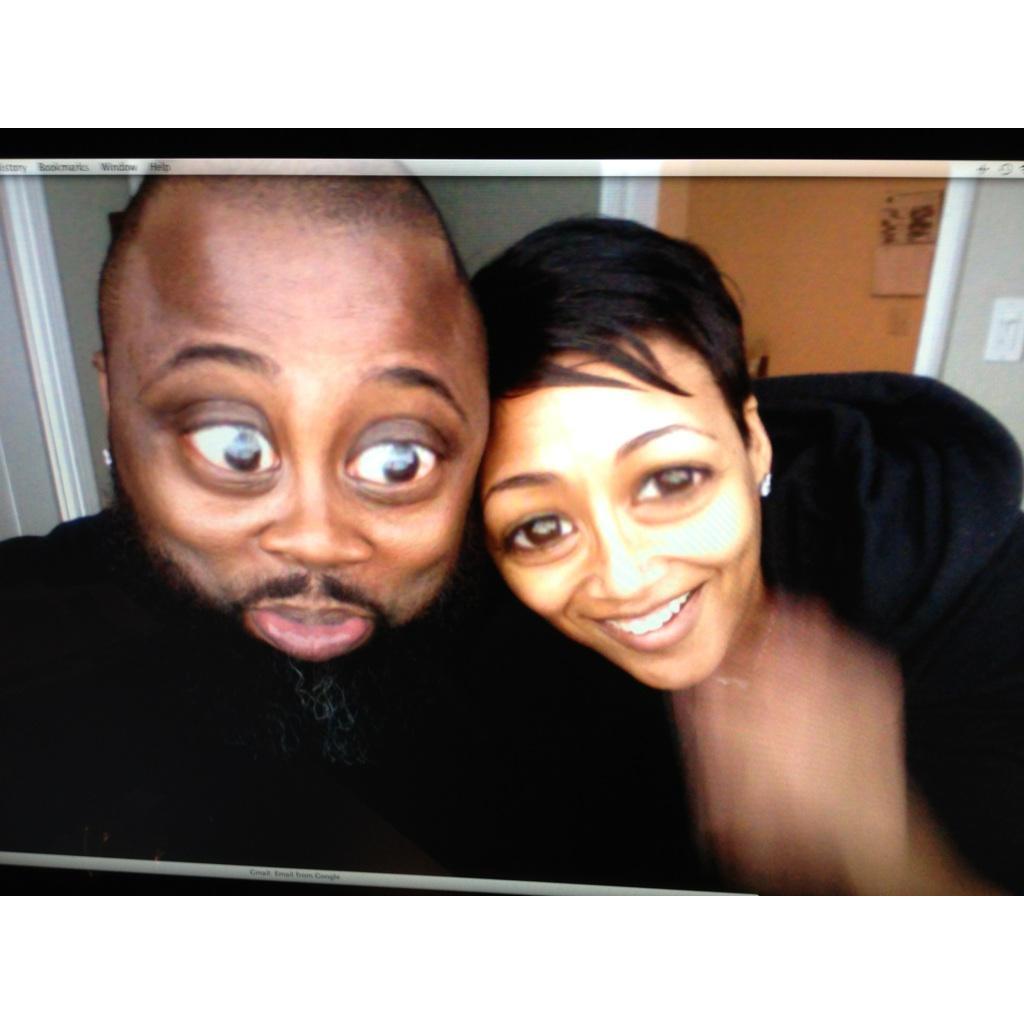 LOL...playin around with PhotoBooth on the Mac T got me for Xmas 5 years ago!