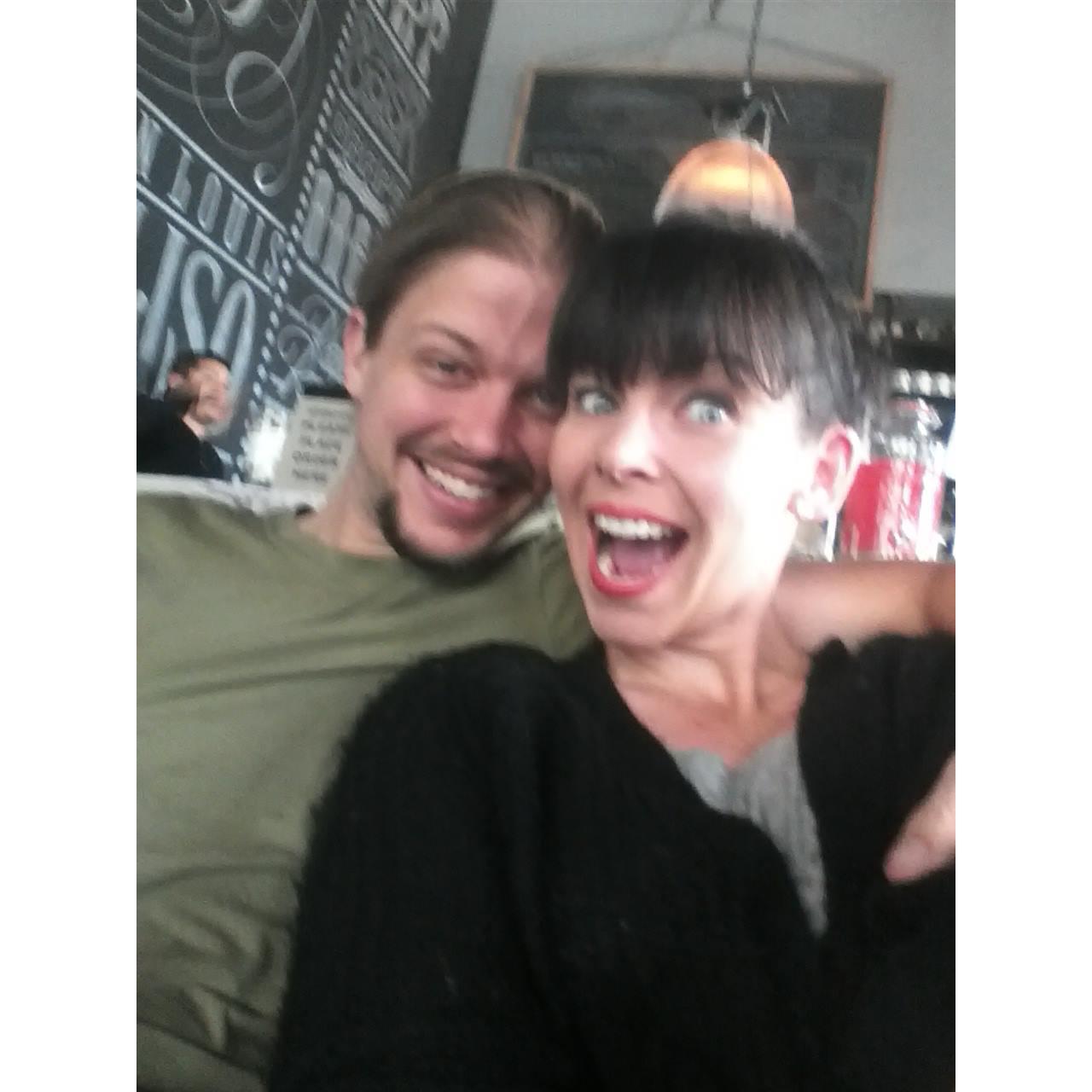 2014 - At Cafe Americano in DTLA.