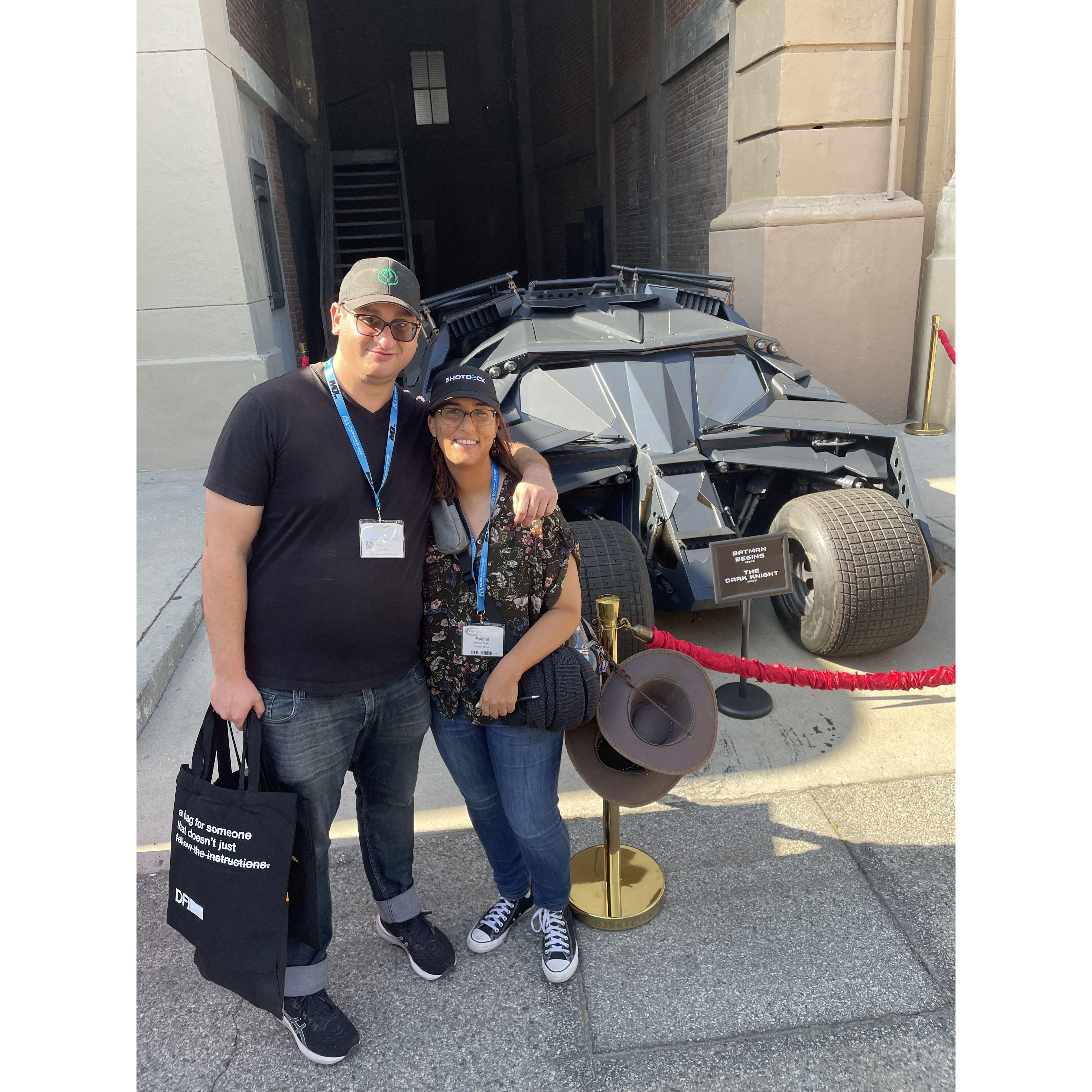 Elran and I at Cinegear in front of the Batmobile