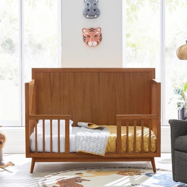 West Elm Mid Century 4-in-1 Toddler Bed Conversion