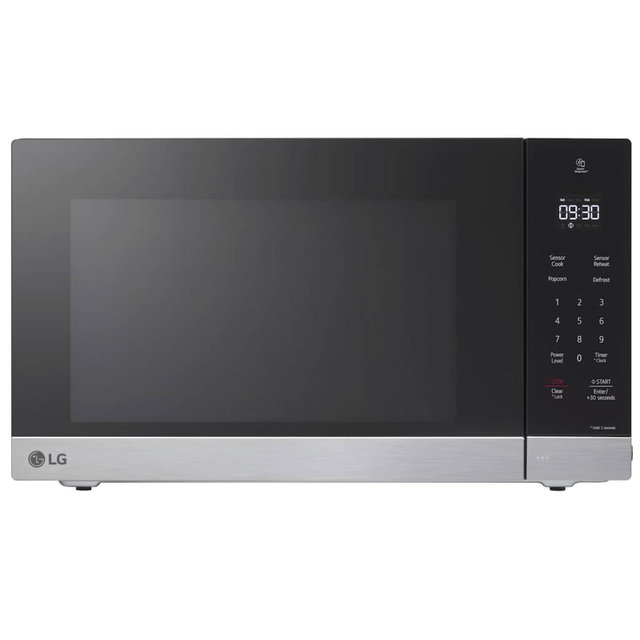 LG - 1.5 Cu. Ft. Countertop Microwave with Sensor Cooking and Smart Inverter - Stainless Steel
