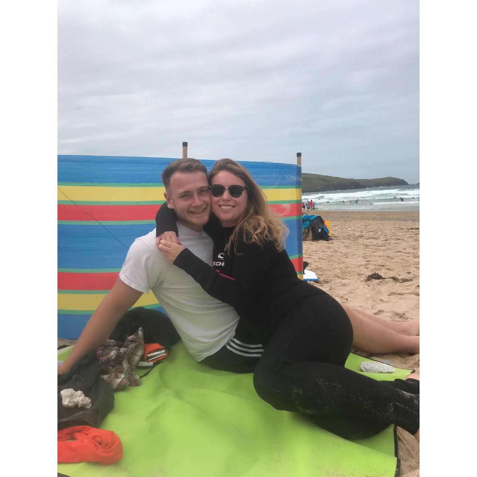 July 2020. Fistral Beach