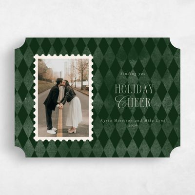 Green Ticket Holiday Card - Hendricks