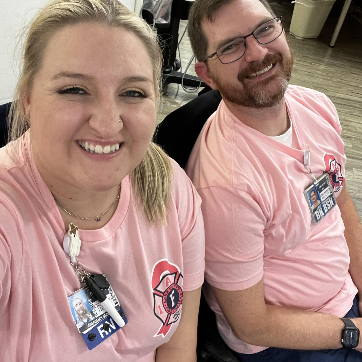 We met working together in the emergency department