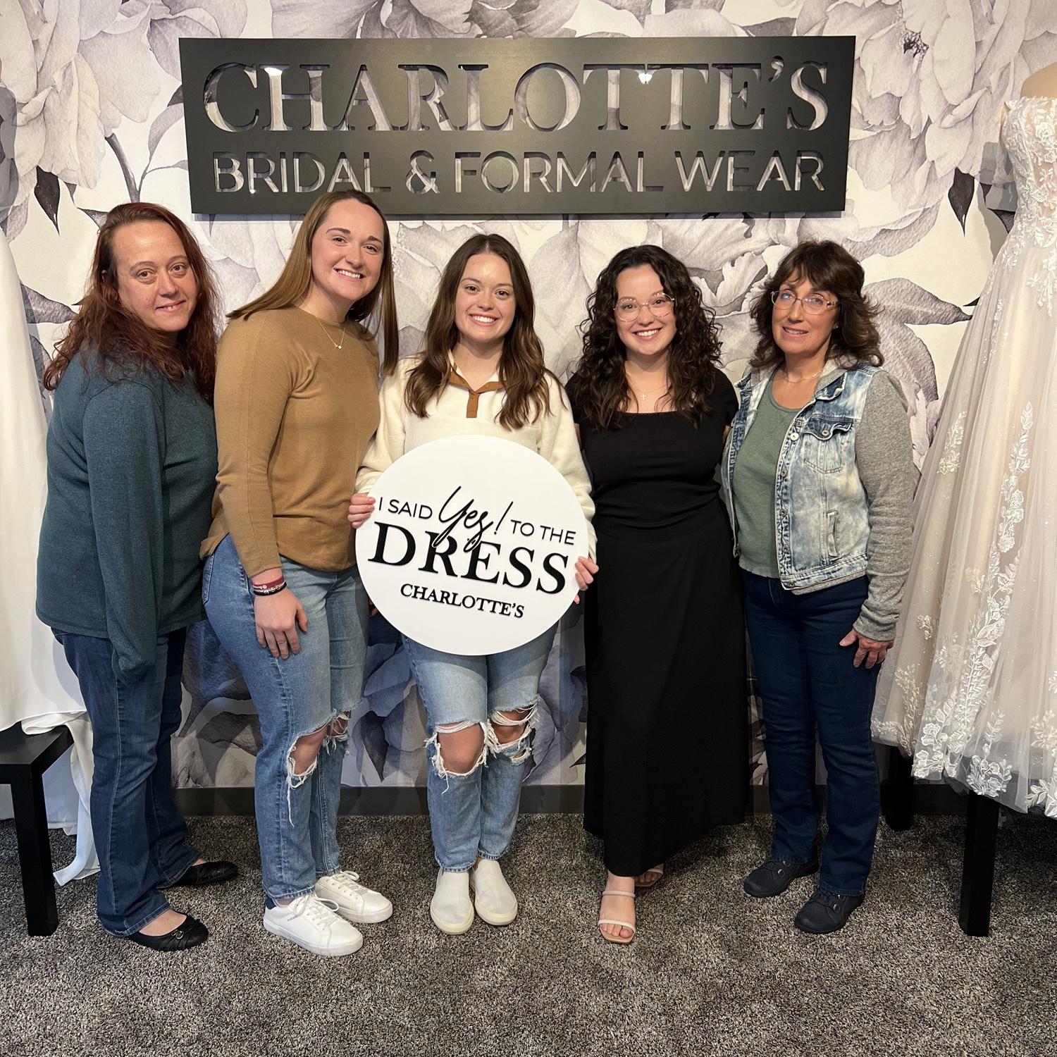 We said “yes” to the dress :)