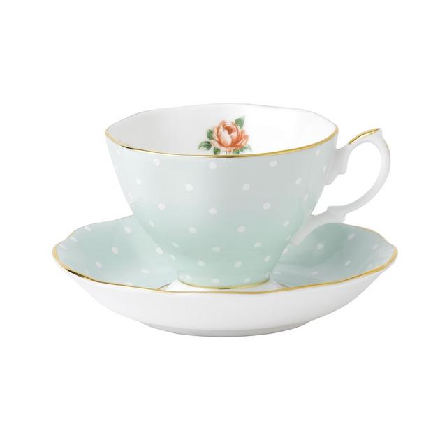 Royal Albert Old Country Roses Polka Rose Cup and Saucer