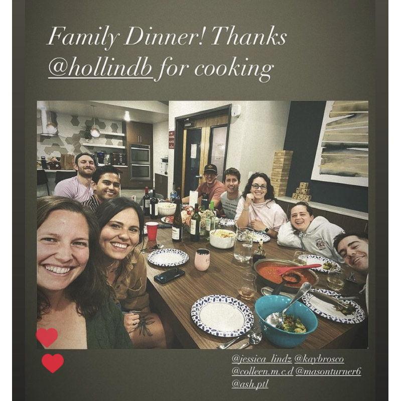 Doug cooked dinner for everyone!