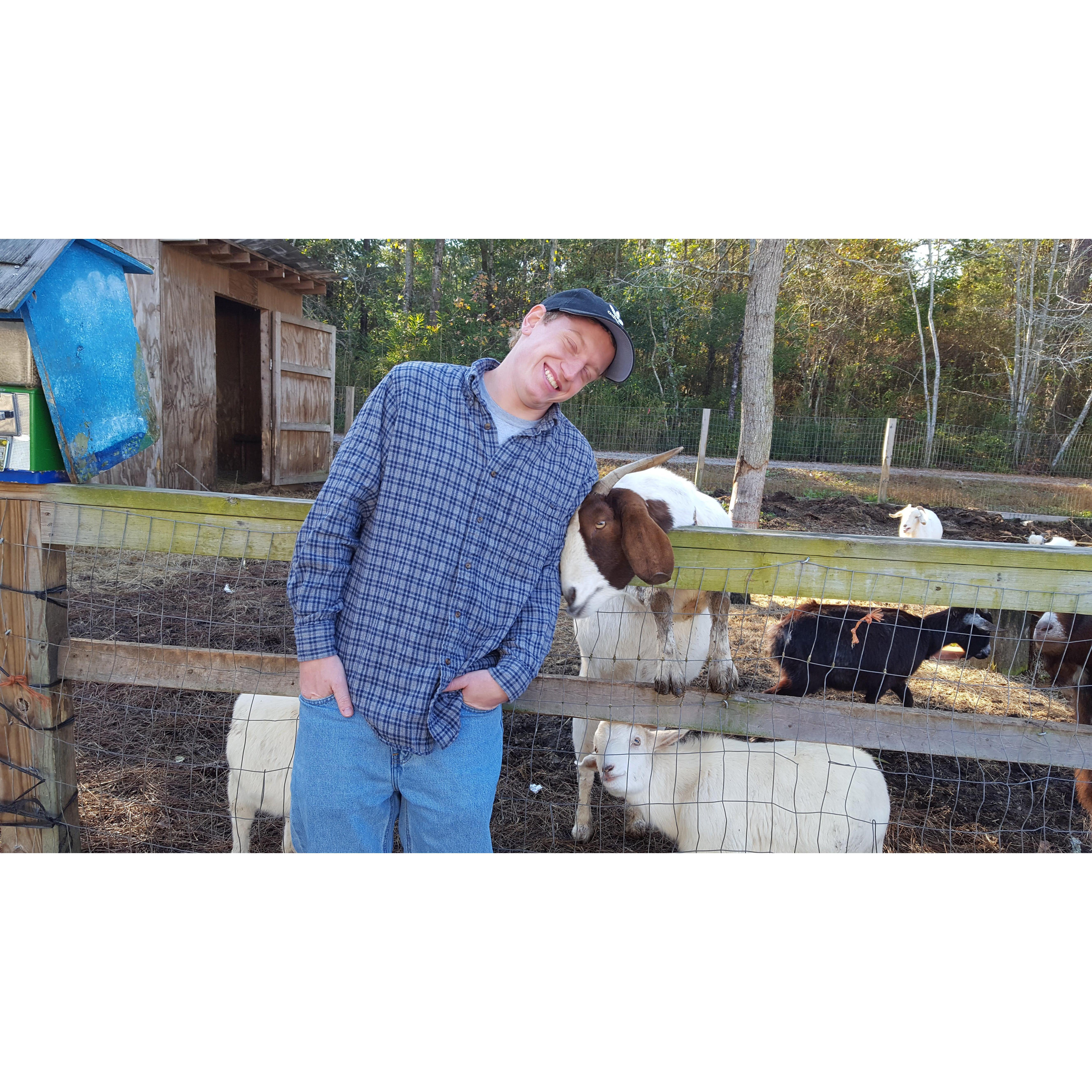 Noah is clearly an animal whisperer