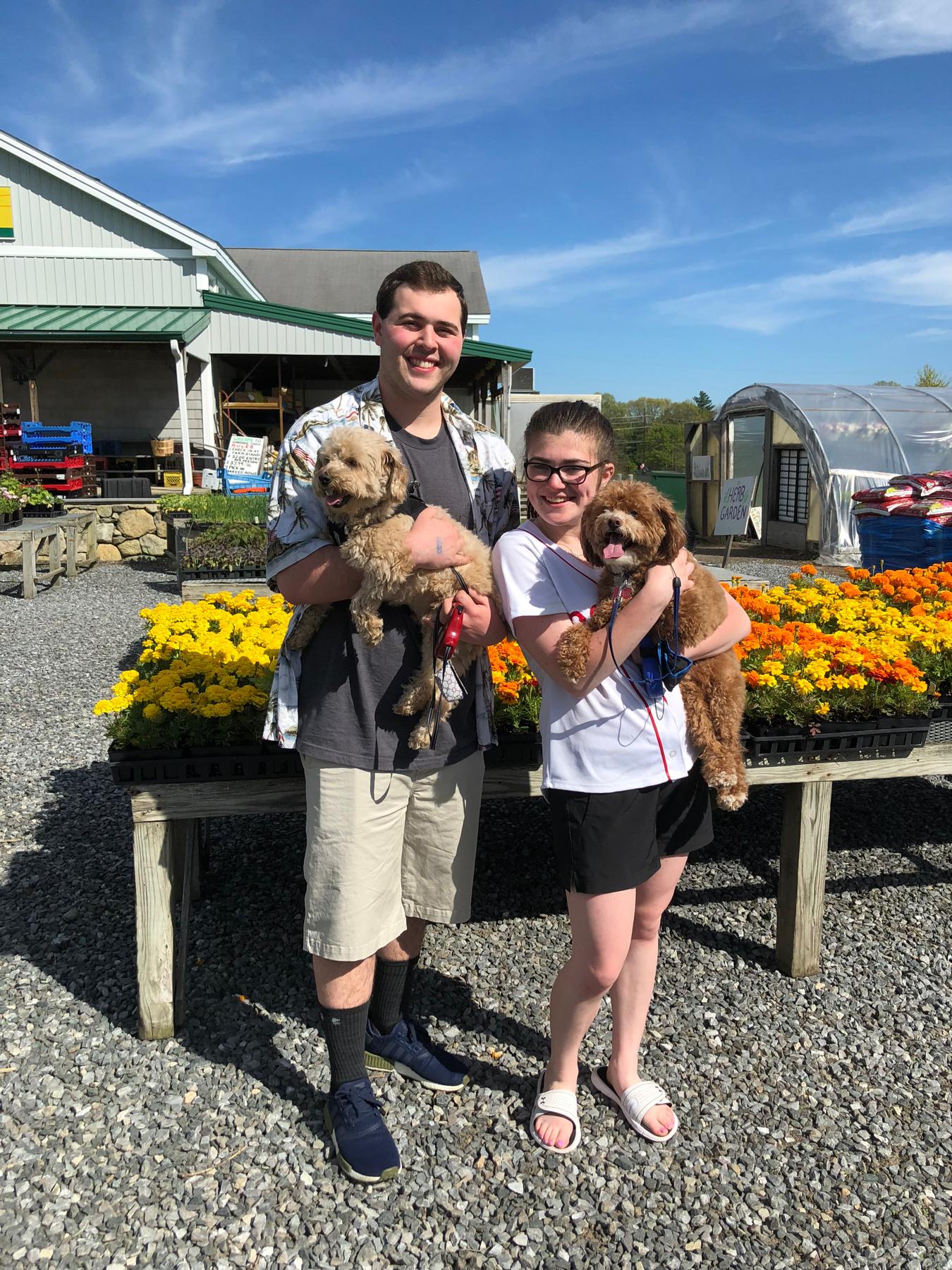 Matt, Brooke, Fuzzball and Oscar