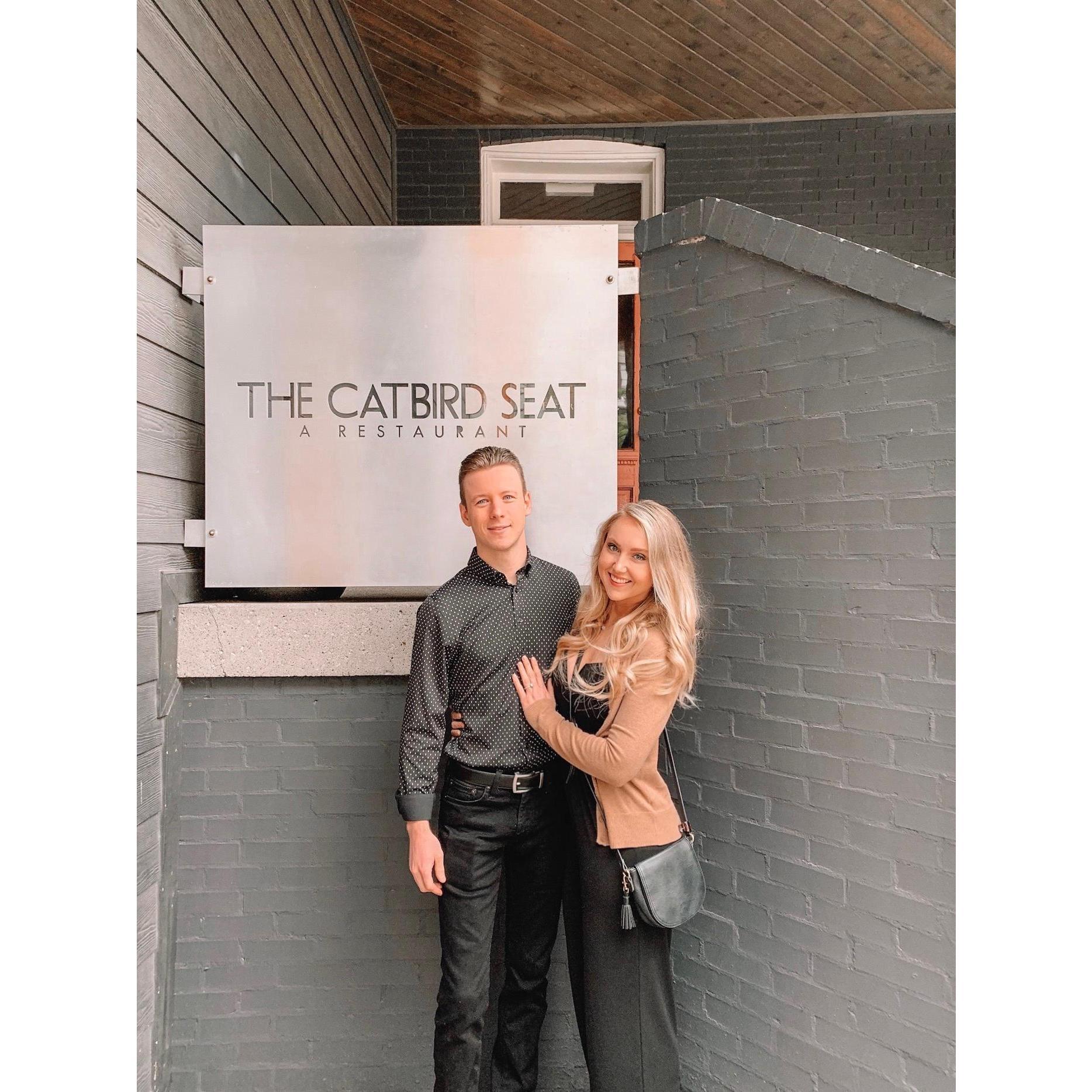 We went to Cat Bird seat to celebrate Josie turning 30.