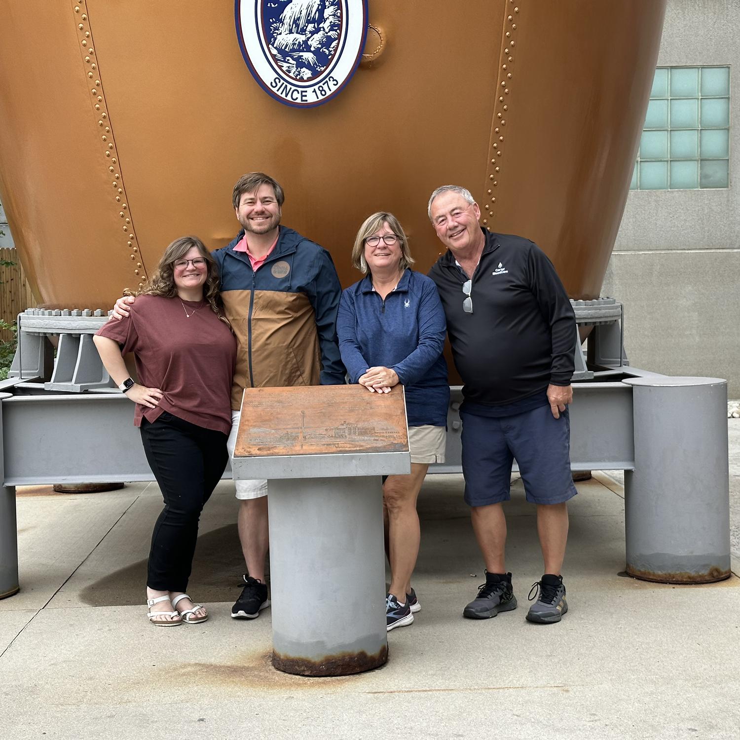 Visiting the Coors Brewery in Golden with Brad's family! August 2024.