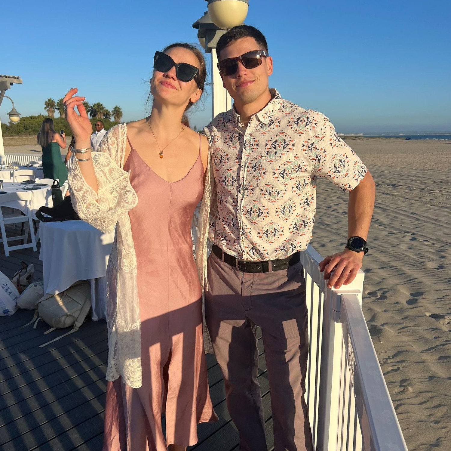 Their first time back to San Diego after both moving away. October 2023