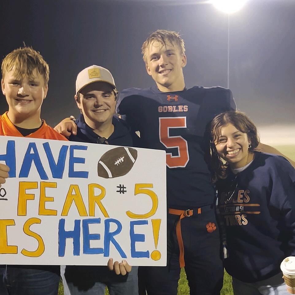 football season with the senior of the year!