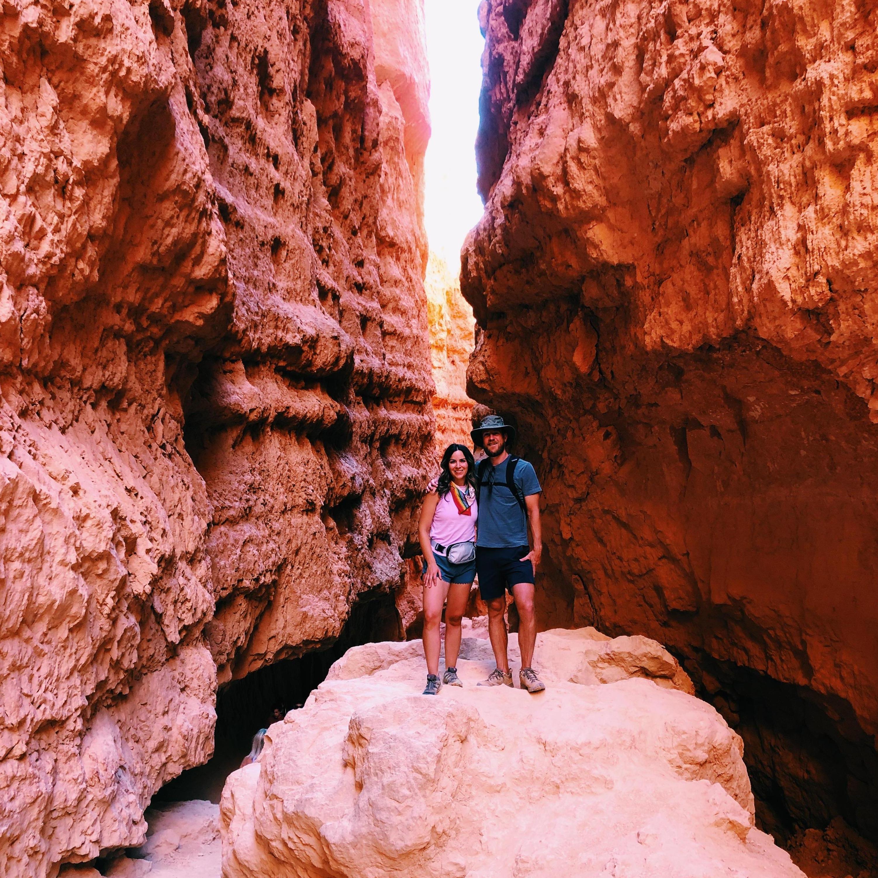 After Matt proposed we went on a month long road trip to Colorado, Arizona, and Utah. This shot was taken in breathtaking Bryce Canyon!