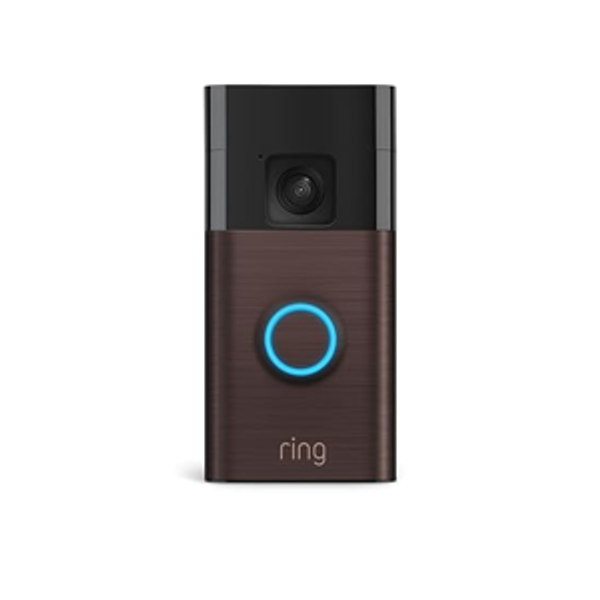 Ring Battery Doorbell, Home or business security with Head-to-Toe video, Live View with Two-Way Talk, and Motion Detection & Alerts, Venetian Bronze